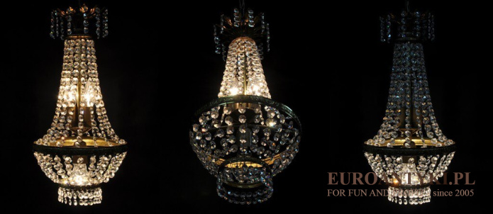 luksusowa lampa kryształowa